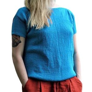 Vintage Zodiac Deadstock Knitted Top SMALL